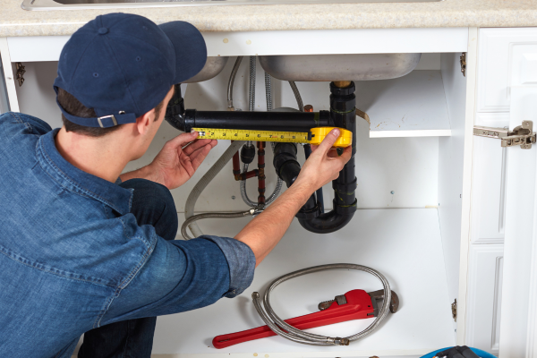 Performing professional leak detection and pipe repairs